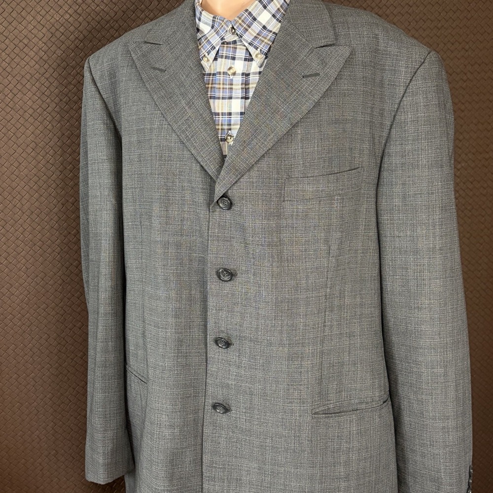 Pronto-Uomo Firenze Zignone Suit 48R Mens‎ 2pc Made In Italy Gray